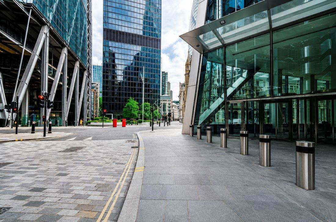 London financial district